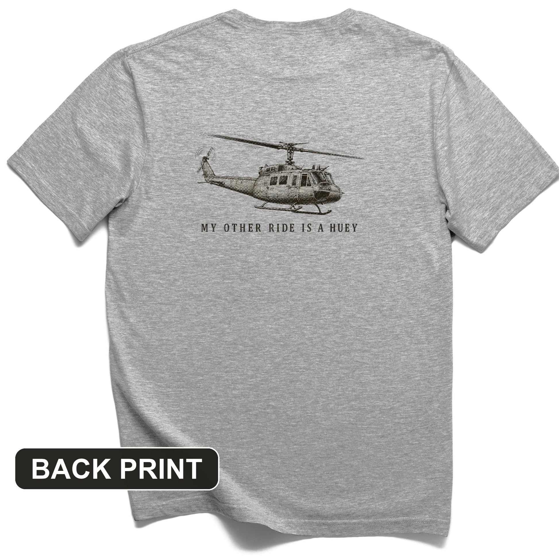 Other Ride Is A Huey Back Print T-Shirt
