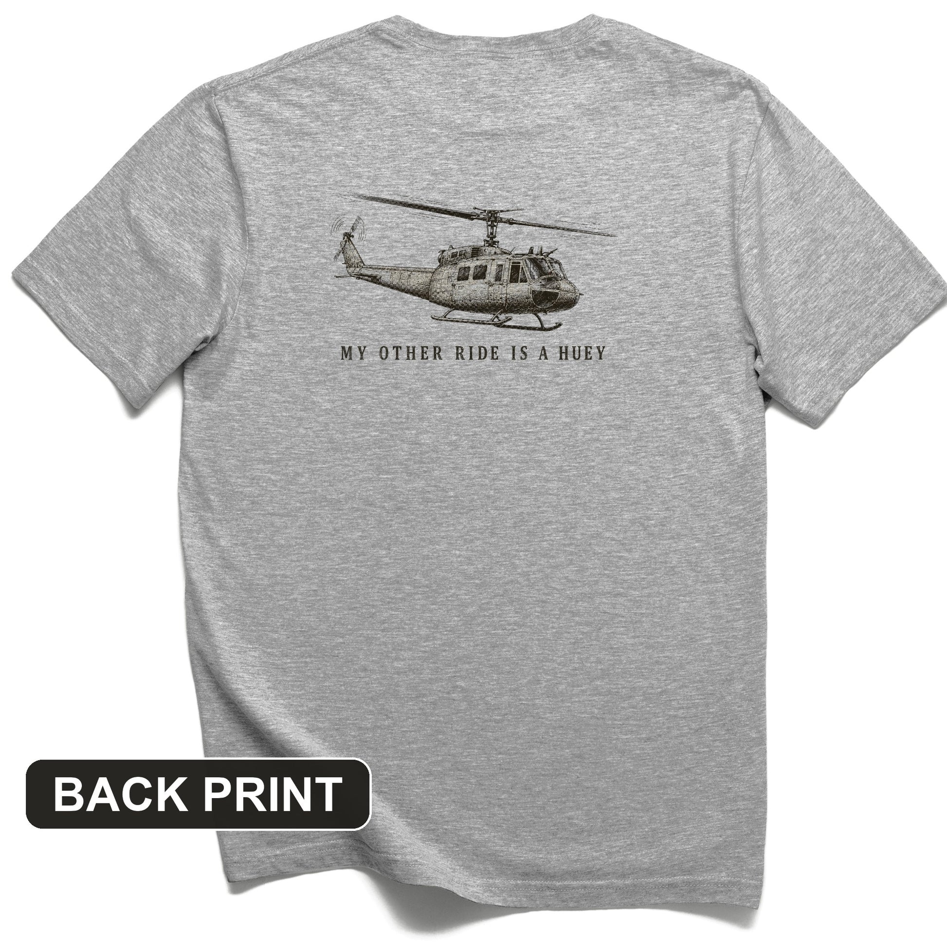 Other Ride Is A Huey Back Print T-Shirt