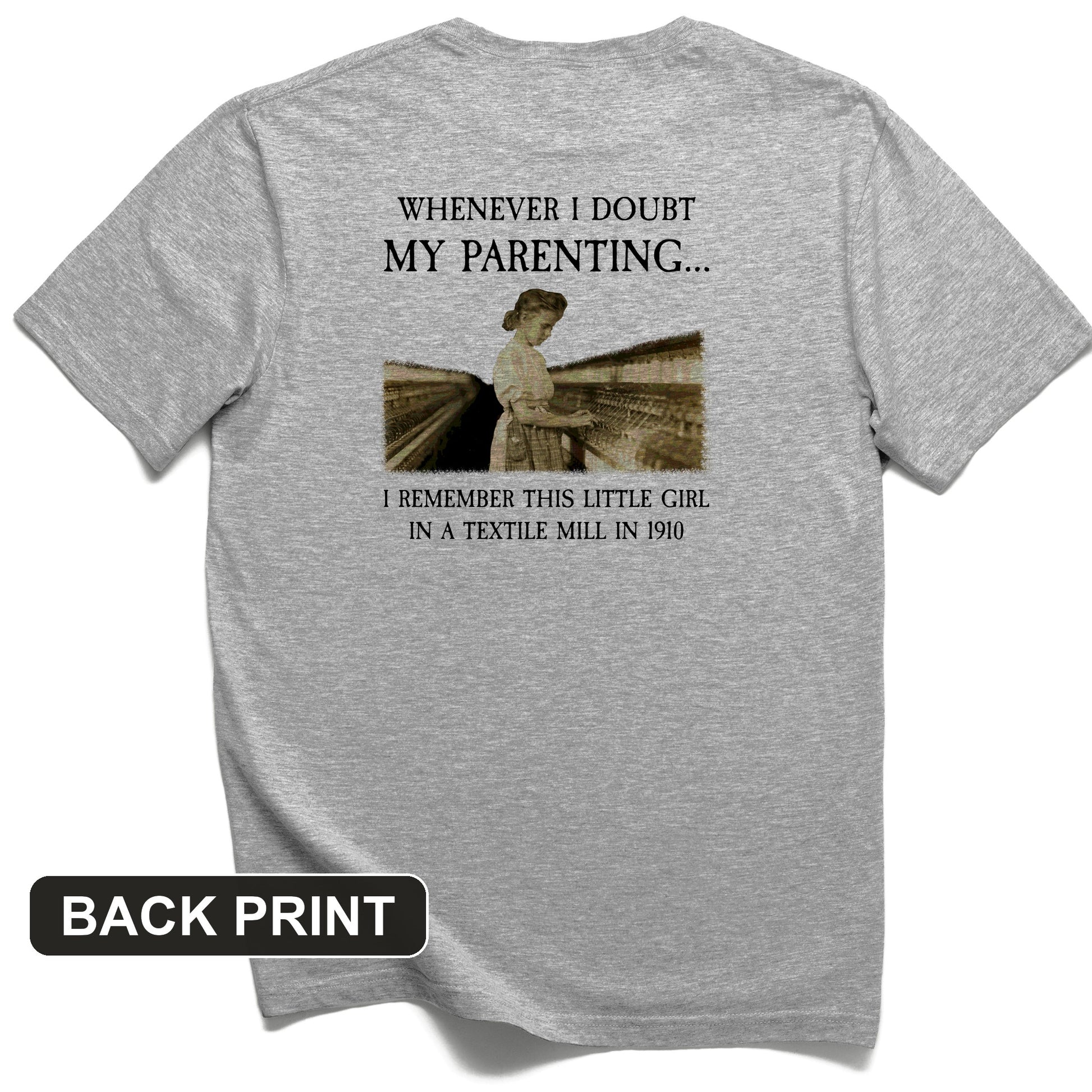 Parenting Back Print T-Shirt