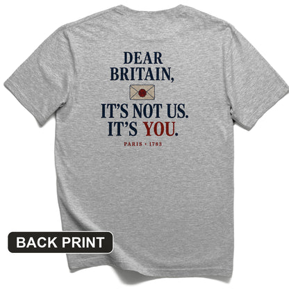 Paris 1783 Back Print T-Shirt