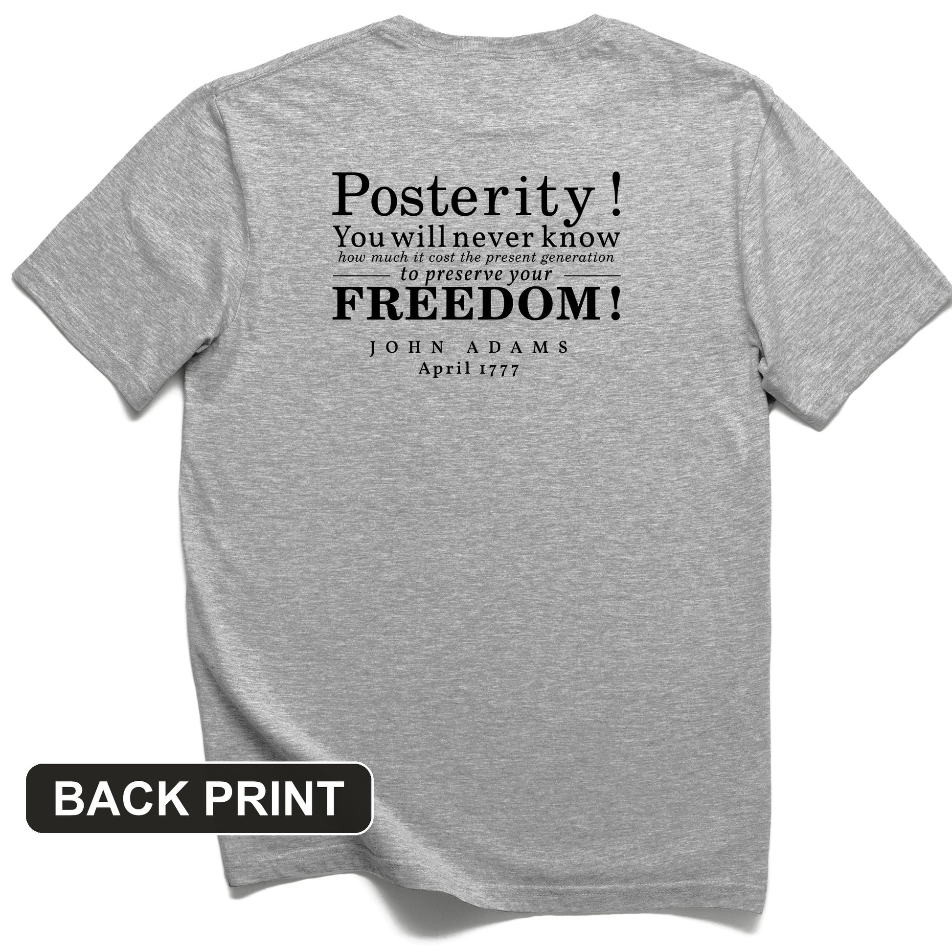 Posterity Back Print T-Shirt