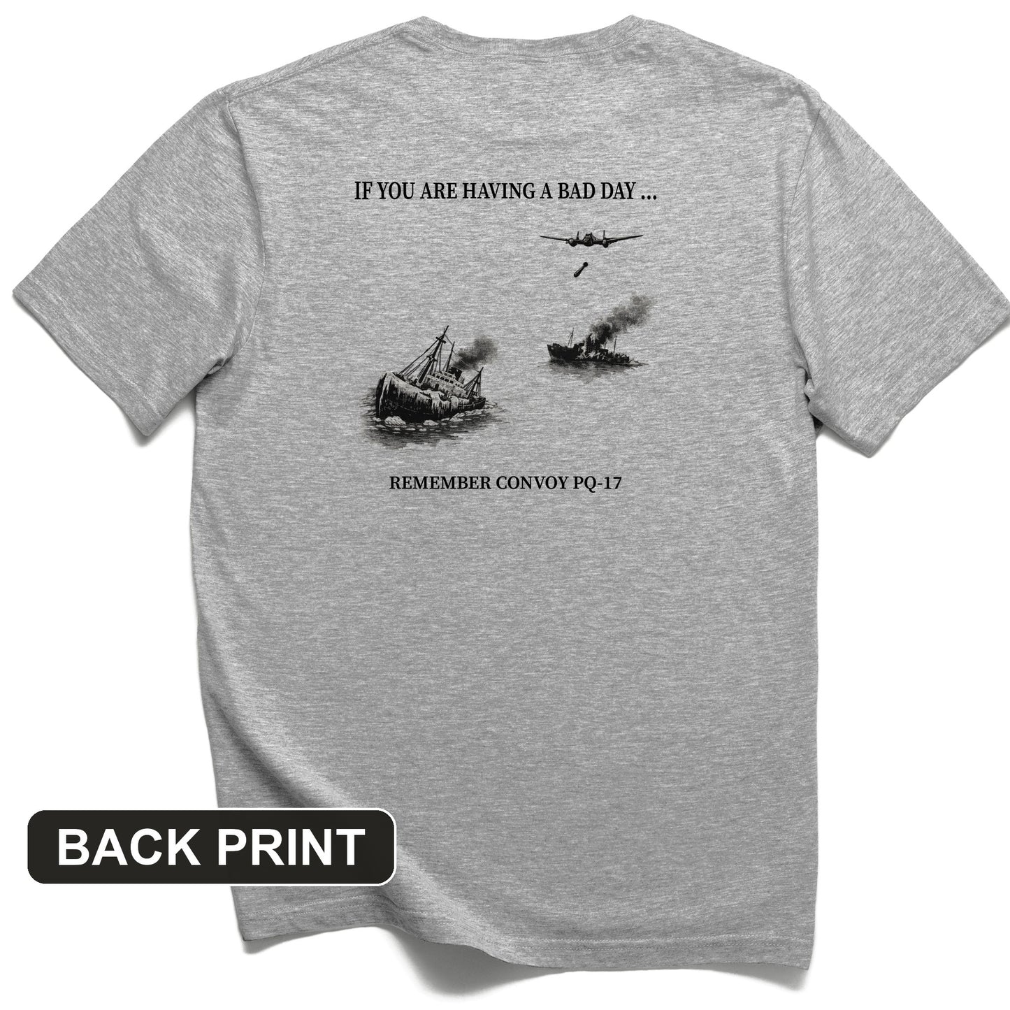 Pq-17 Back Print T-Shirt