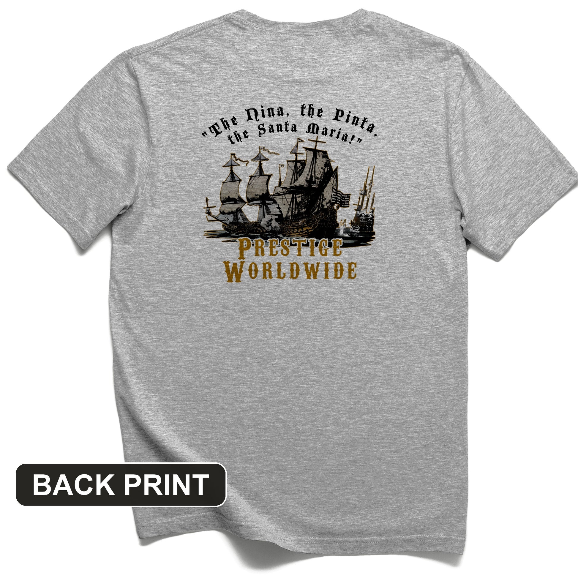 Prestige Worldwide Back Print T-Shirt
