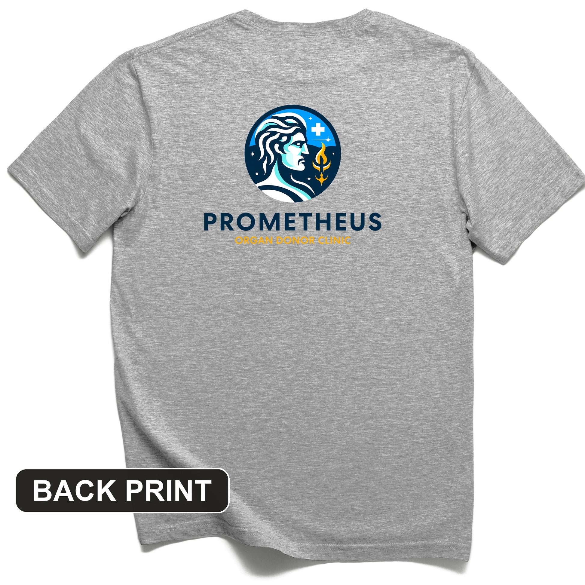Prometheus Organ Donor Clinic Back Print T-Shirt