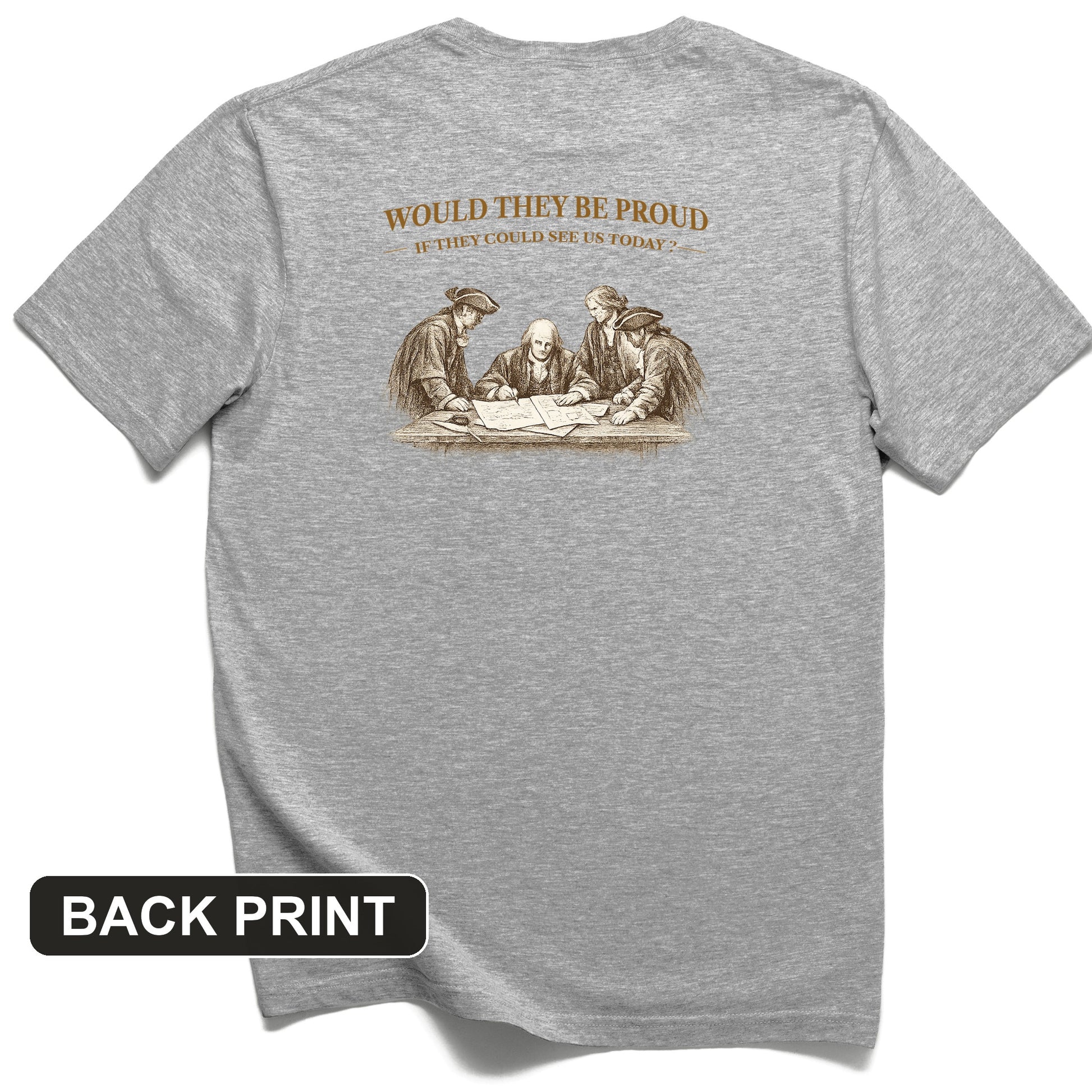 Proud of Us Back Print T-Shirt