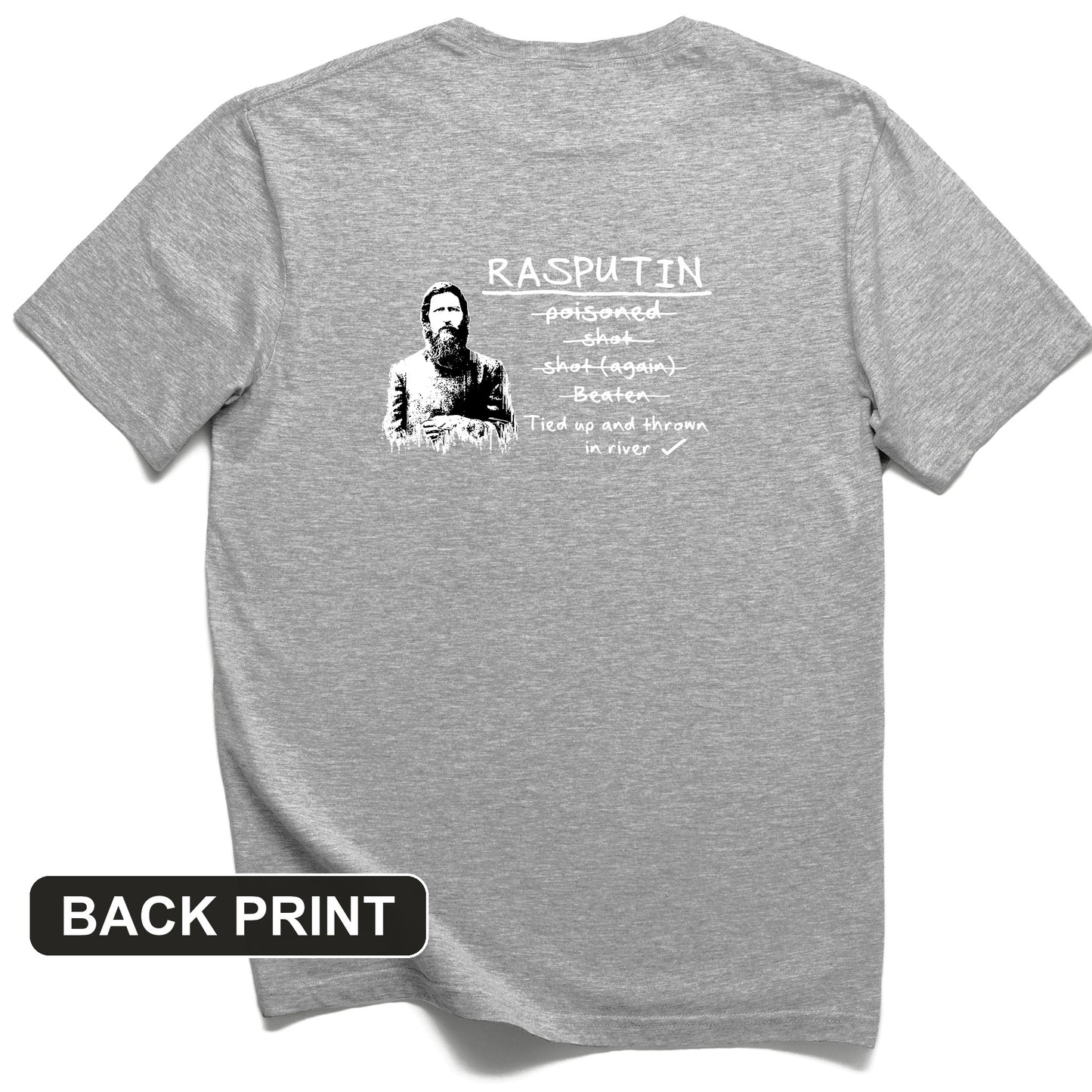 Rasputin Back Print T-Shirt
