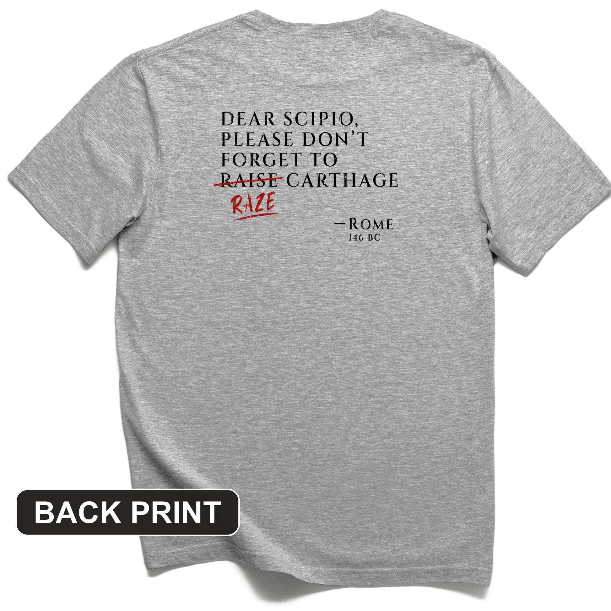 Raze Carthage Back Print T-Shirt