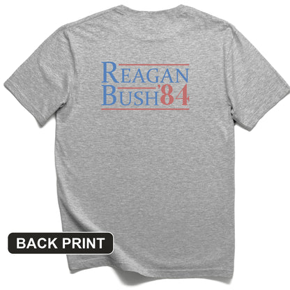 Reagan Bush Back Print T-Shirt