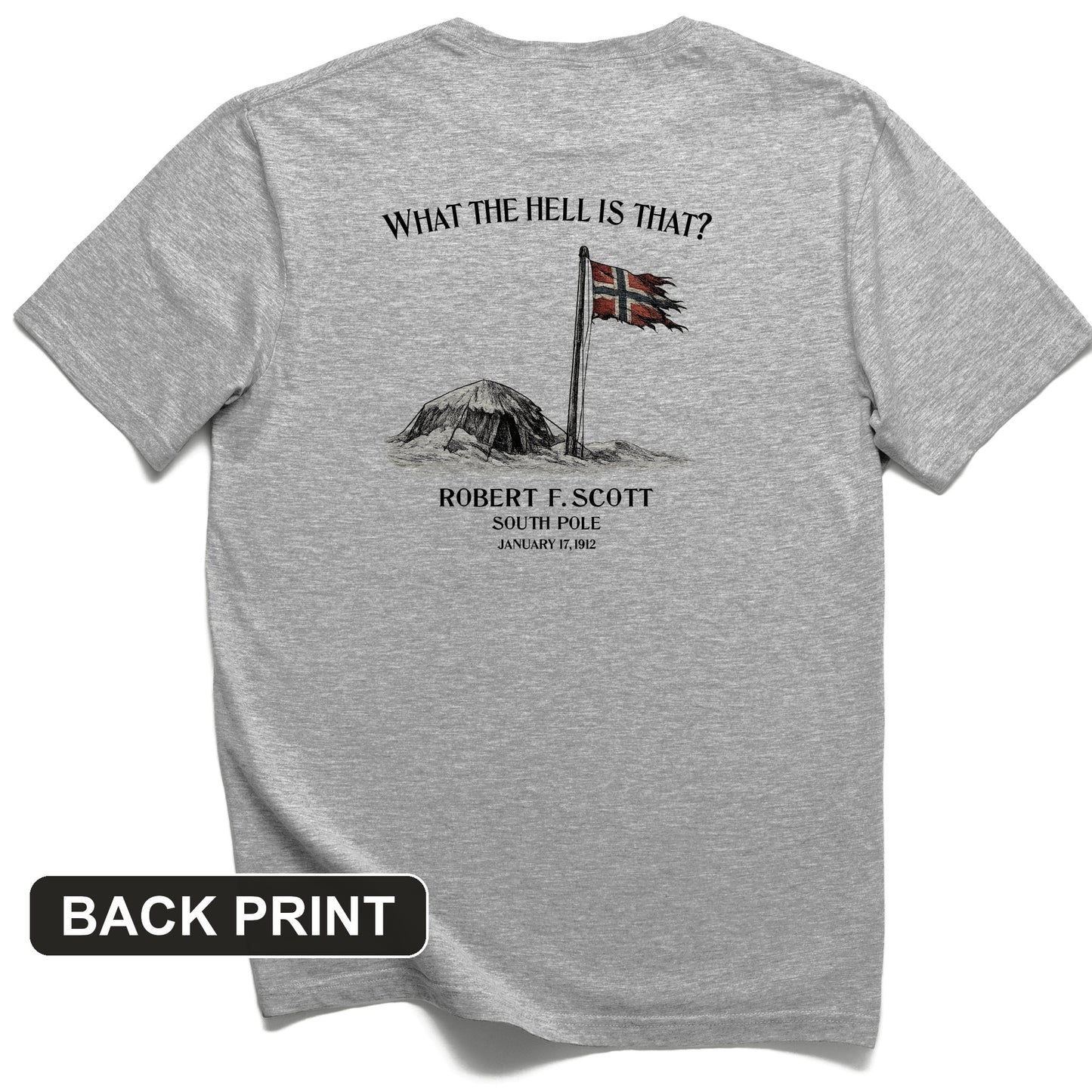 Robert Scott Back Print T-Shirt
