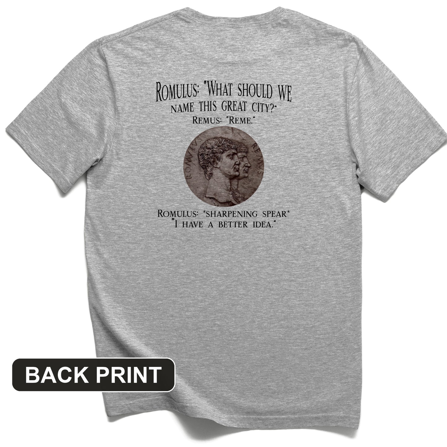 Rome Back Print T-Shirt