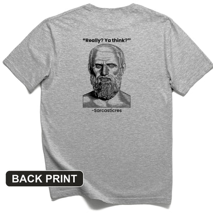 Sarcasticres Back Print T-Shirt