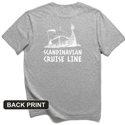 Scandinavian Cruise Line Back Print T-Shirt