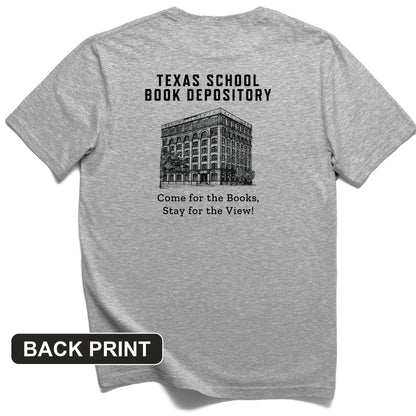 School Book Depository Back Print T-Shirt