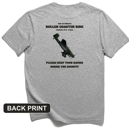 Stuka Roller Coaster Ride Back Print T-Shirt