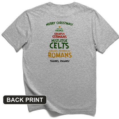Thanks Pagans Back Print T-Shirt