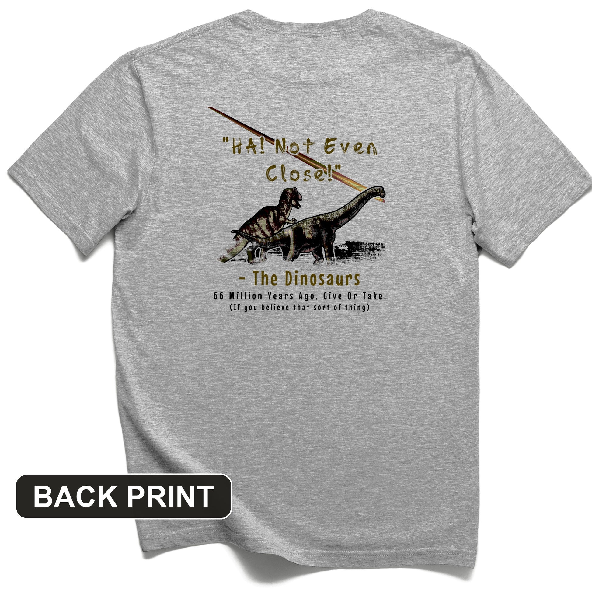 The Dinosaurs Back Print T-Shirt