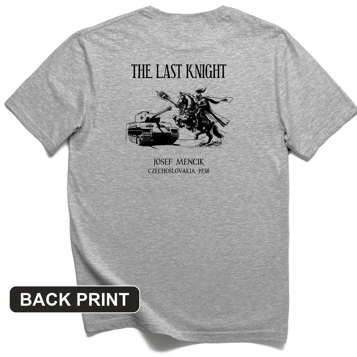 The Last Knight Back Print T-Shirt