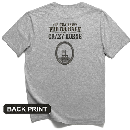 The Only Known Photograph of Crazy Horse Back Print T-Shirt