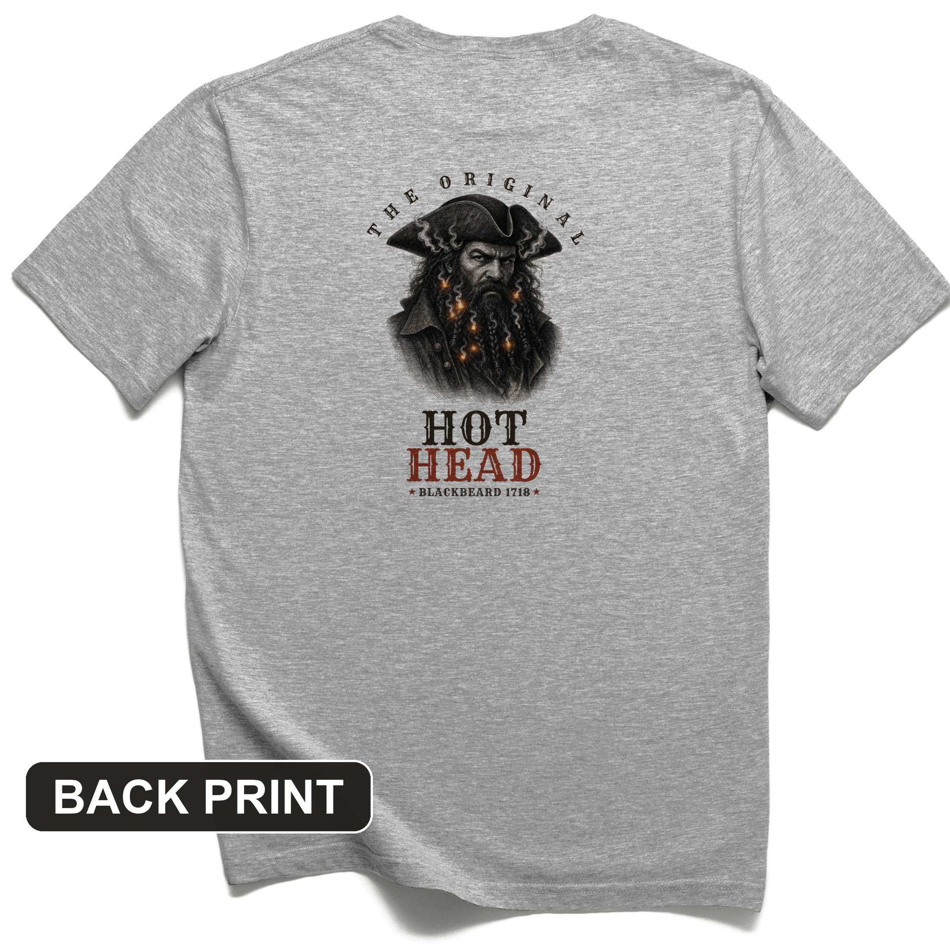 The Original Hot Head Back Print T-Shirt