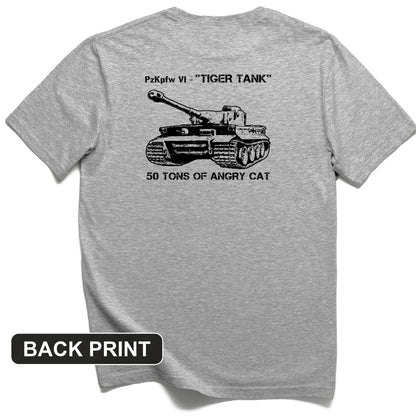 Tiger Tank Back Print T-Shirt