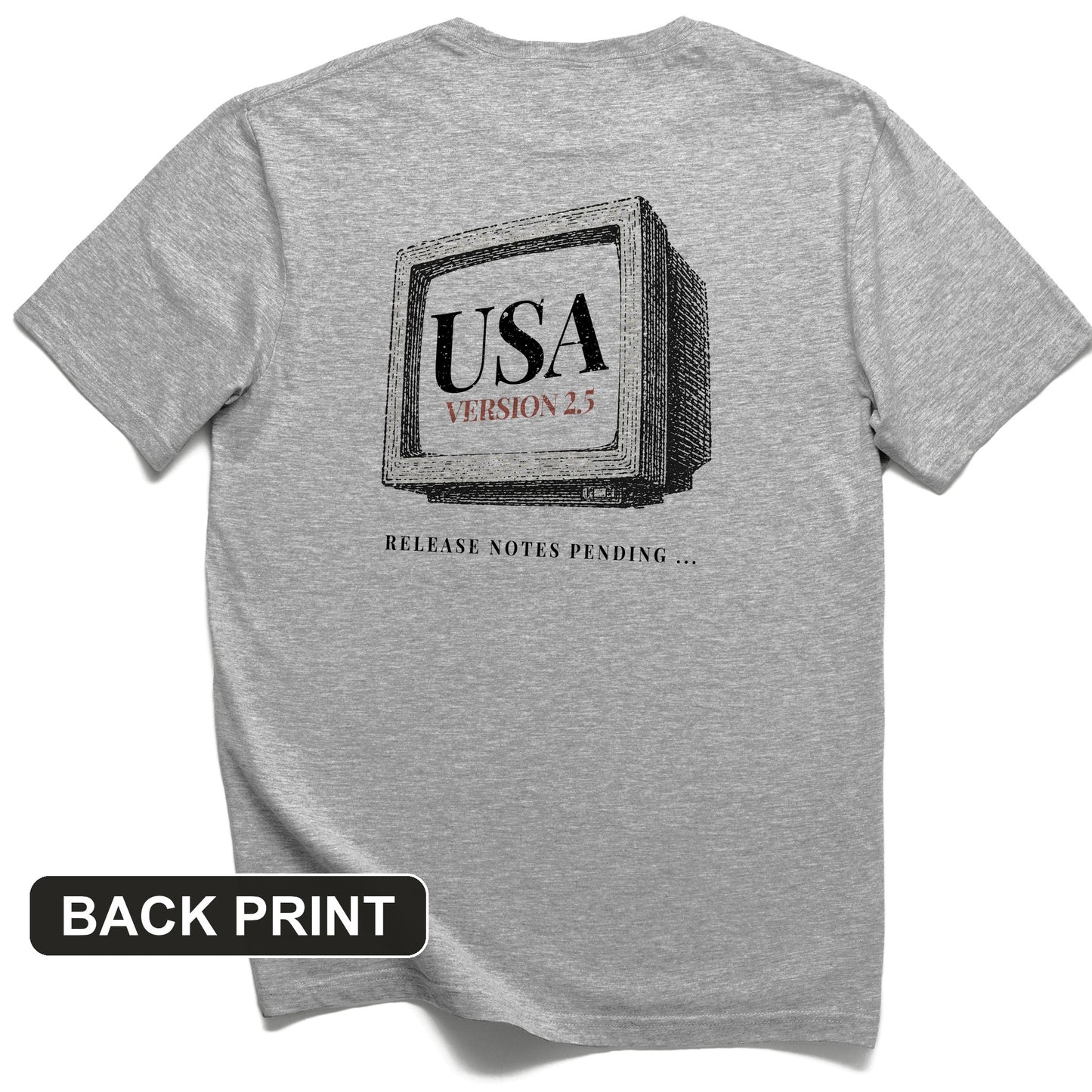 USA 2.5 Back Print T-Shirt