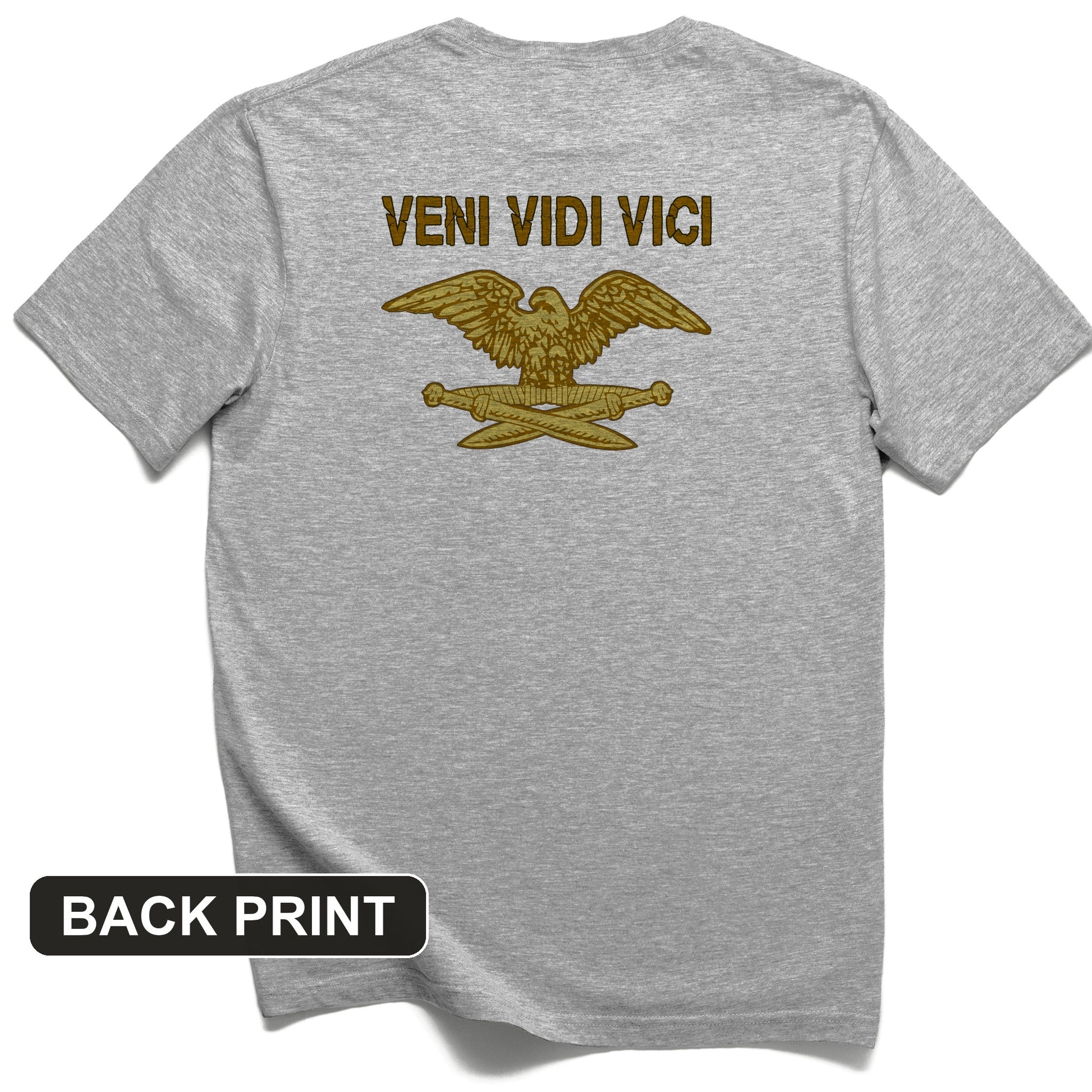 Veni Vidi Vici Back Print T-Shirt
