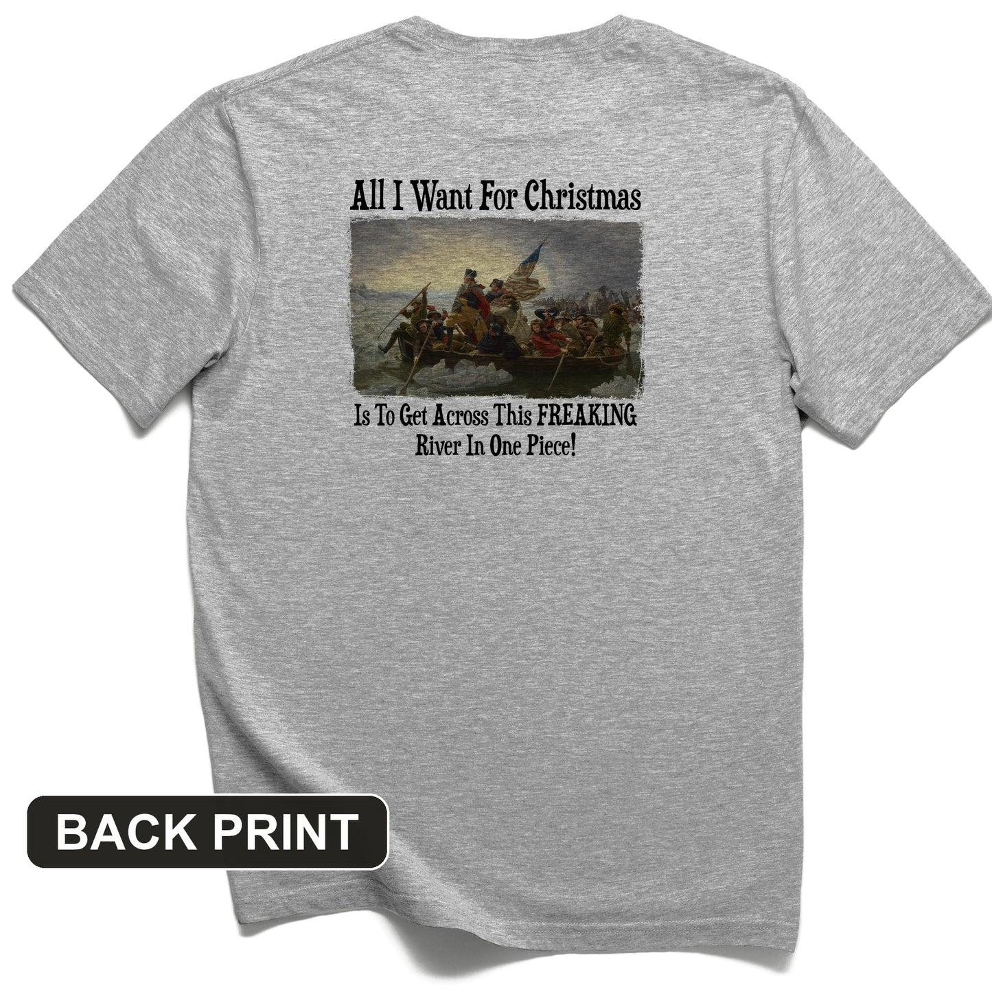 Washington All I Want Back Print T-Shirt