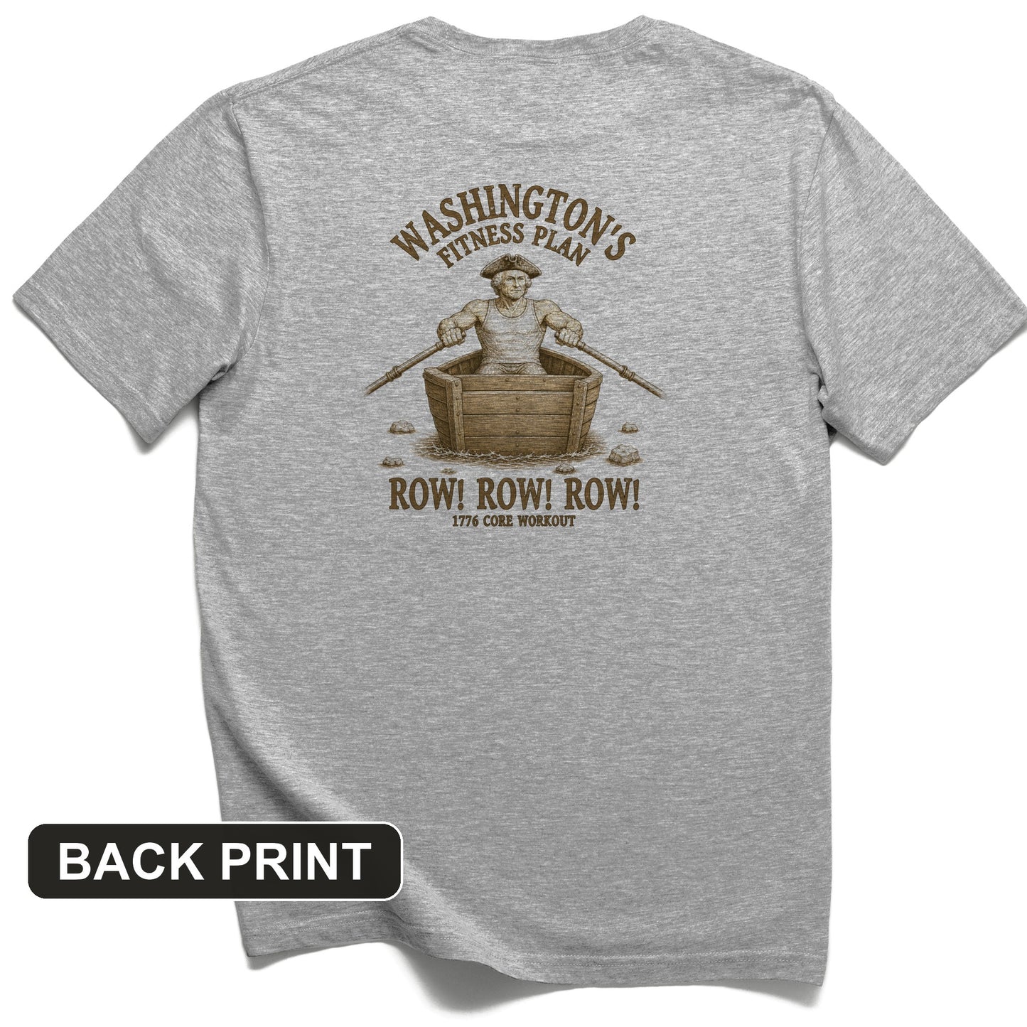 Washington Fitness Plan Back Print T-Shirt