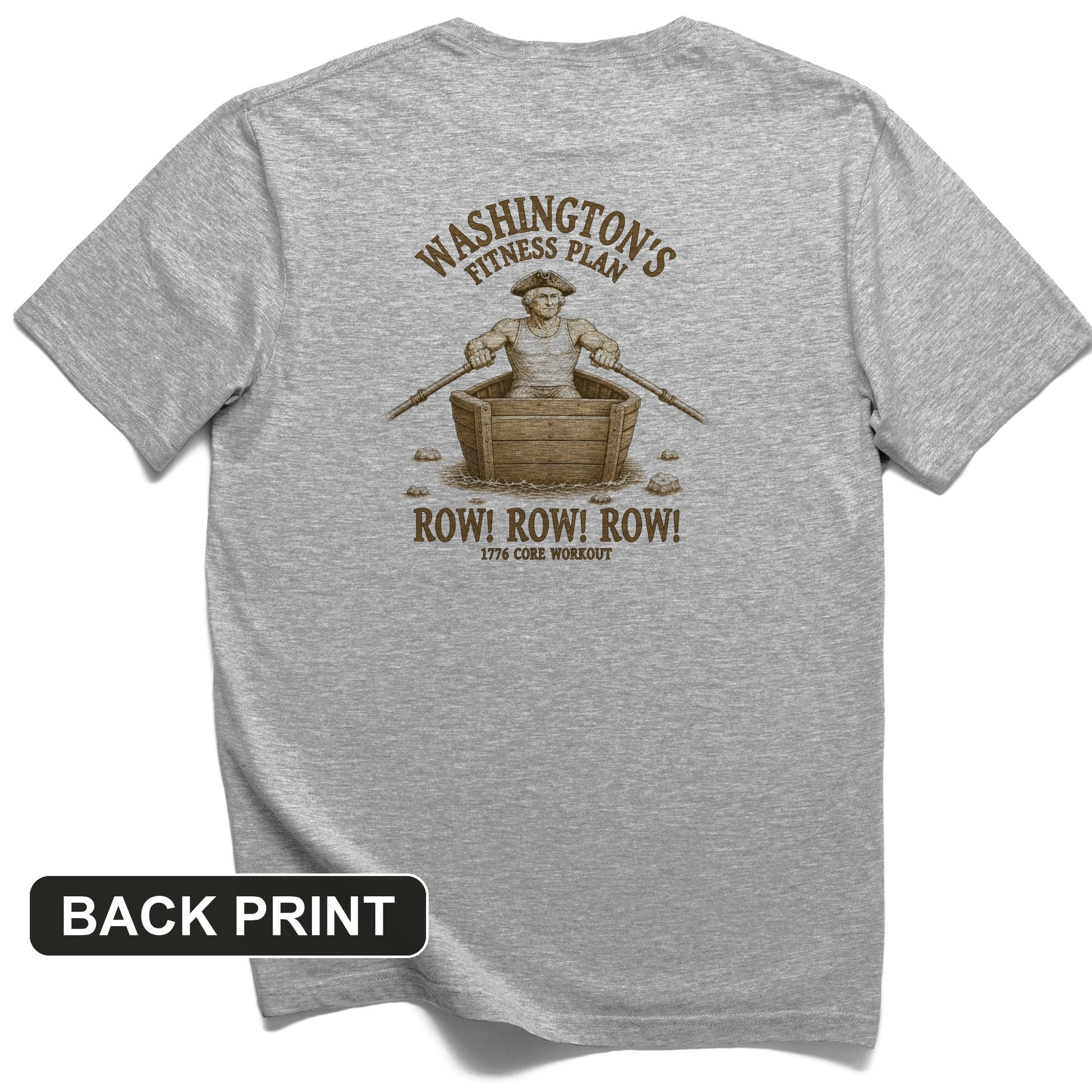Washington Fitness Plan Back Print T-Shirt