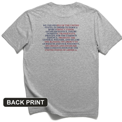 We The People Flag Back Print T-Shirt