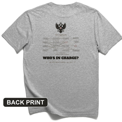 Whos In Charge Back Print T-Shirt