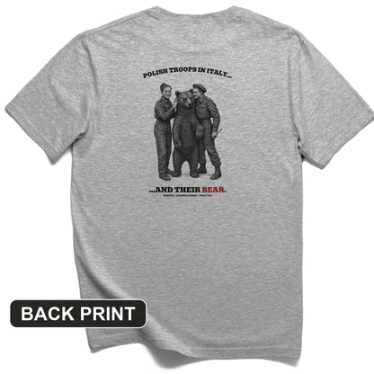 Wojtek Polish Troops Italy Back Print T-Shirt