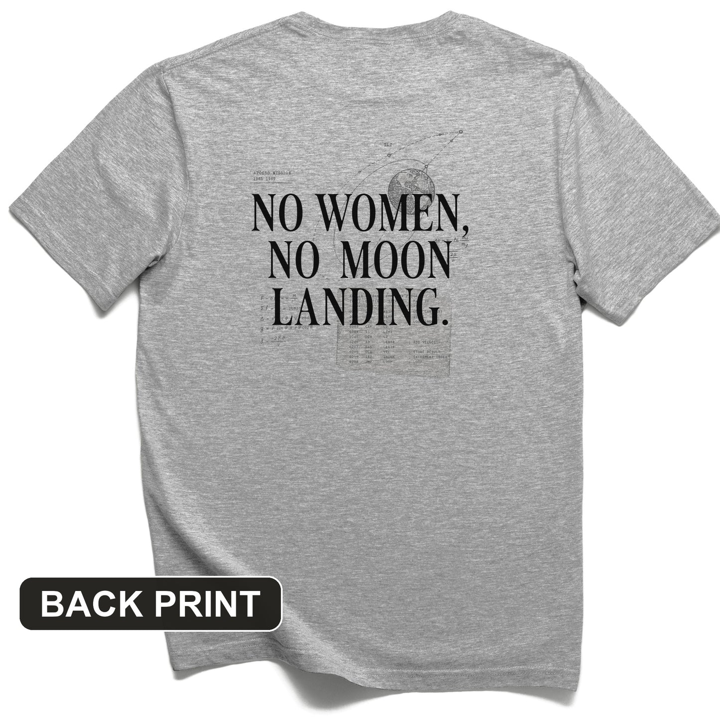 Women of NASA Back Print T-Shirt