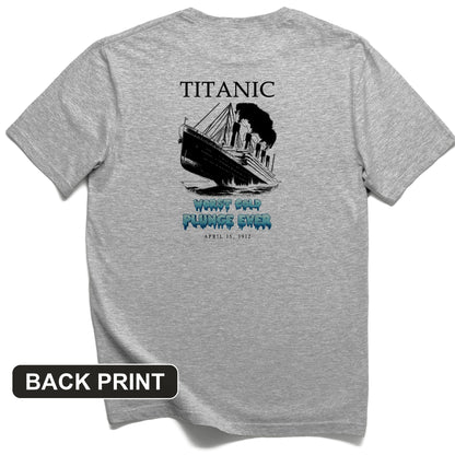Worst Cold Plunge Ever Back Print T-Shirt