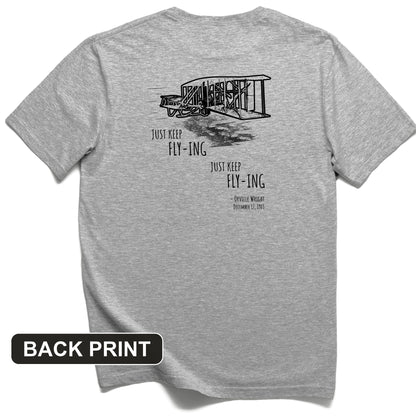 Wright Brothers Back Print T-Shirt