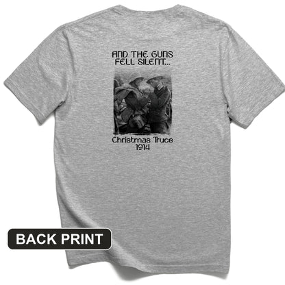 WWI Christmas Truce Back Print T-Shirt