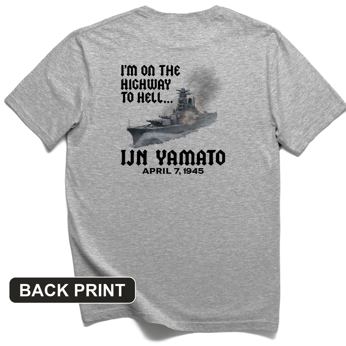 Yamato Back Print T-Shirt