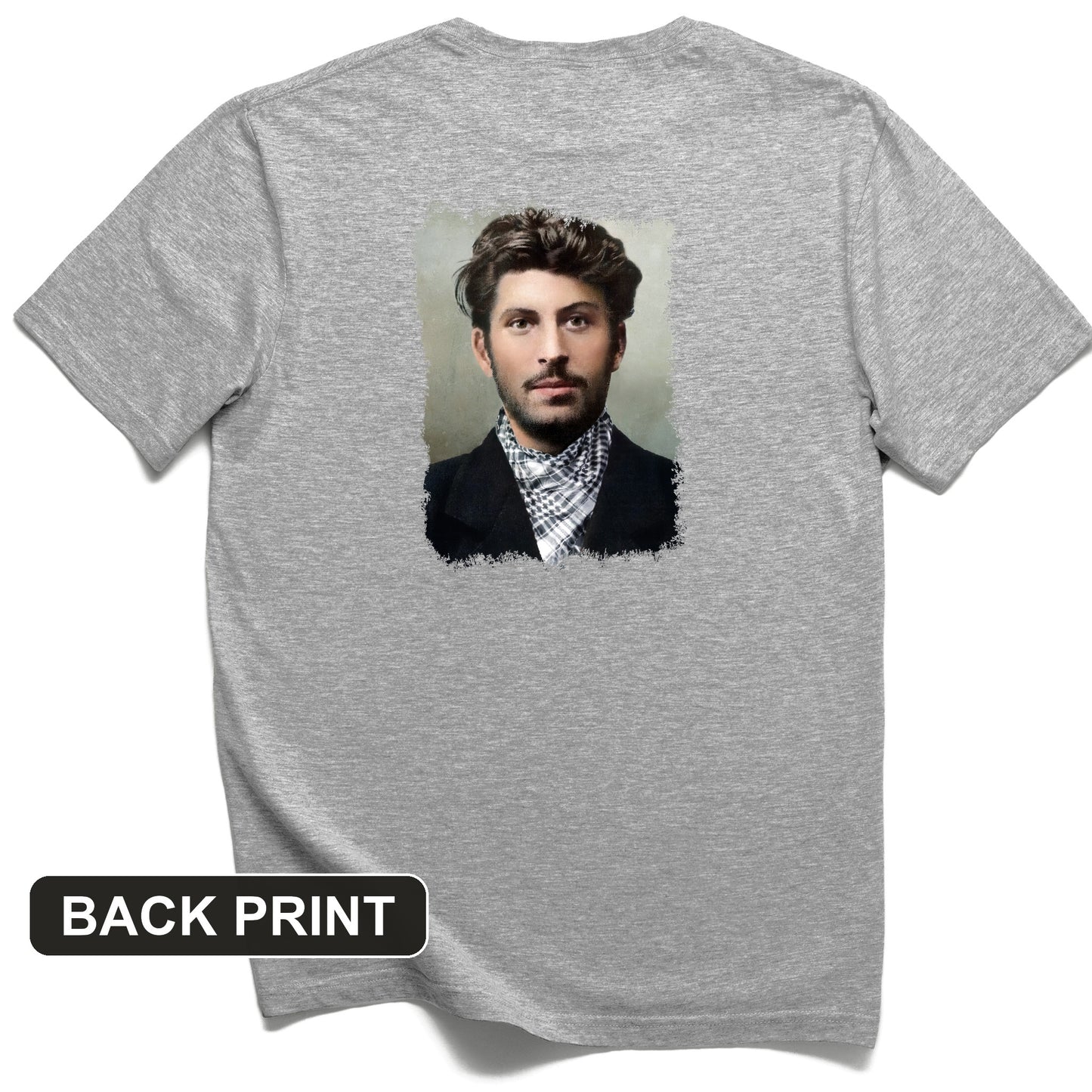 Young Stalin Back Print T-Shirt