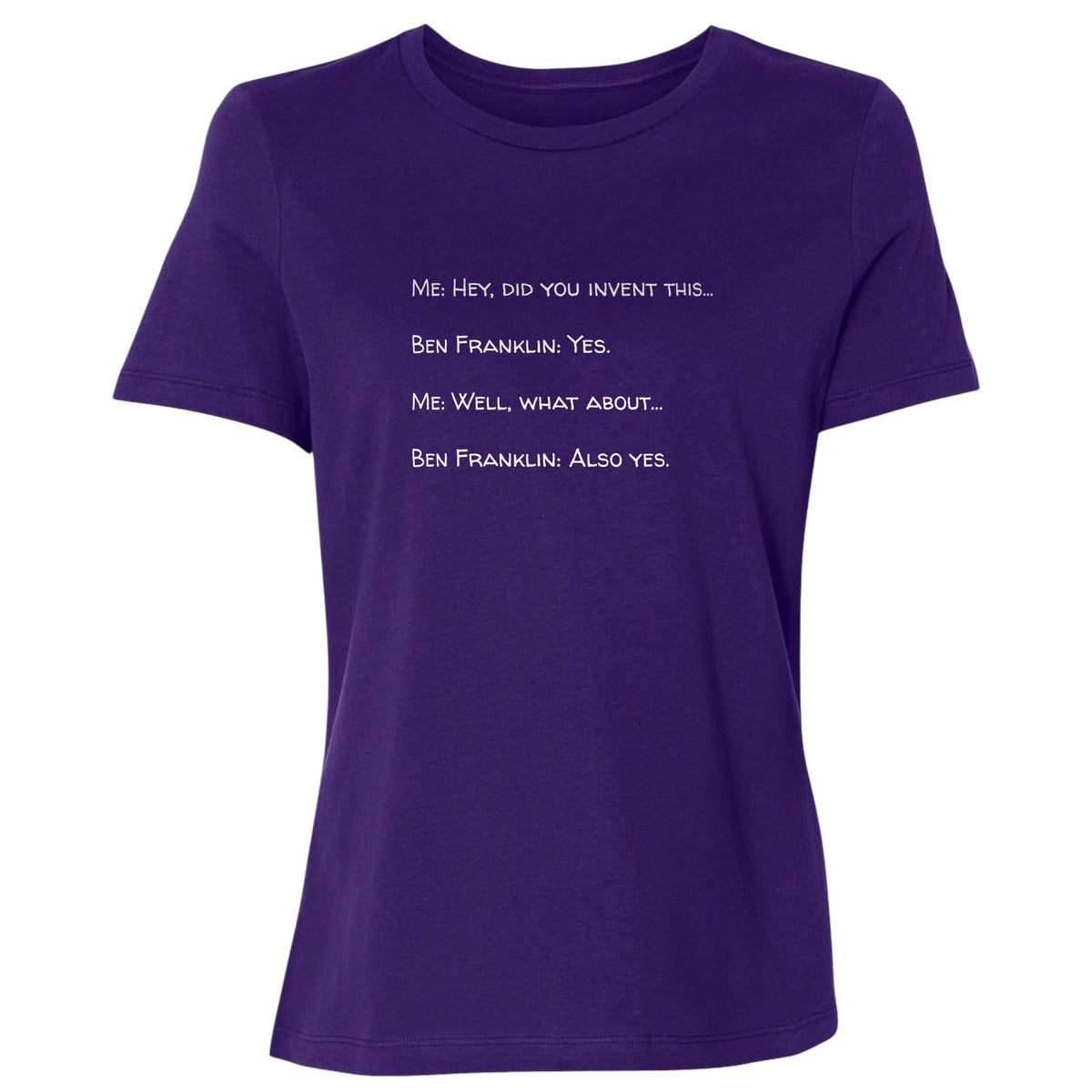 Ben Franklin Inventor Women's T-Shirt