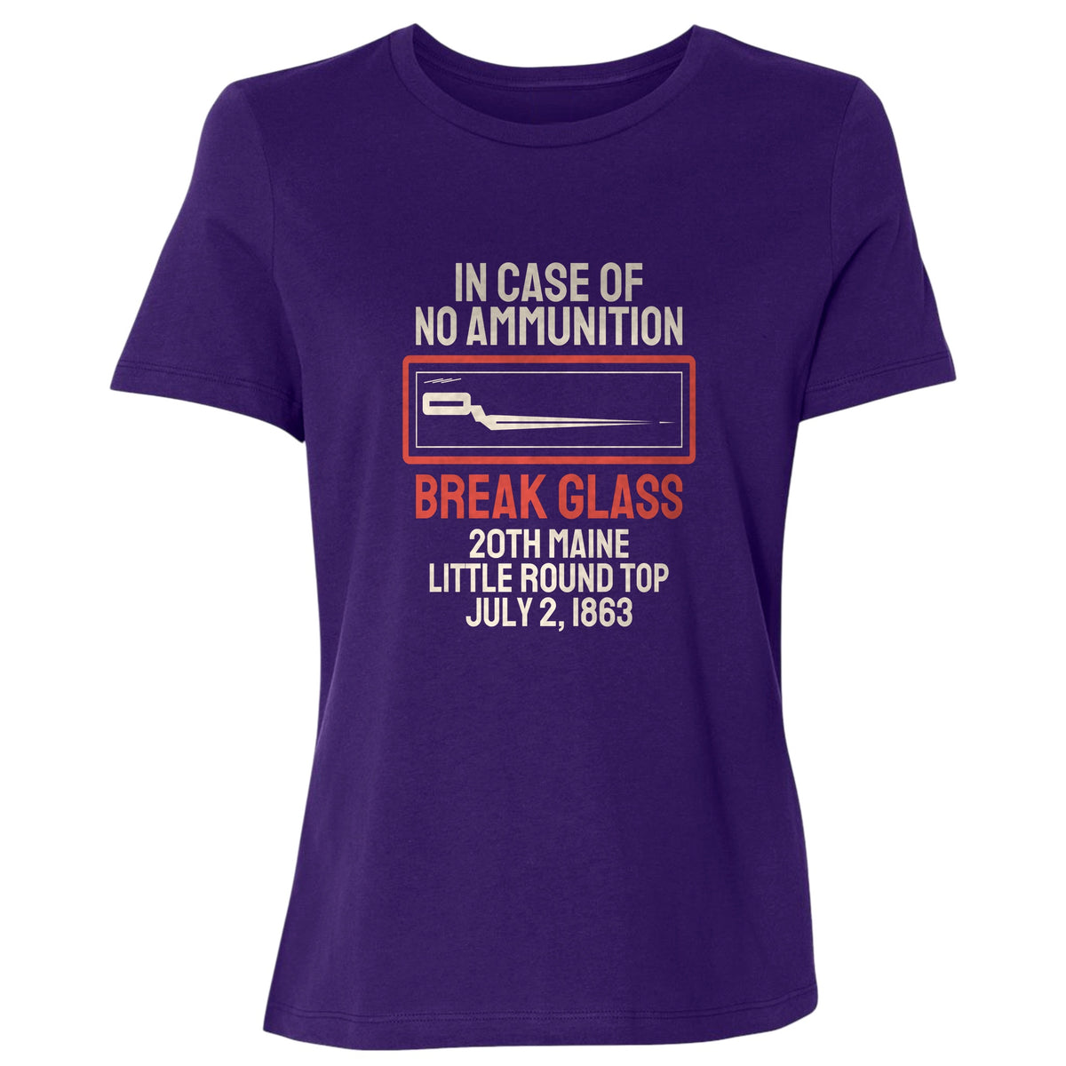Chamberlain Break Glass Little Round Top Women's T-Shirt