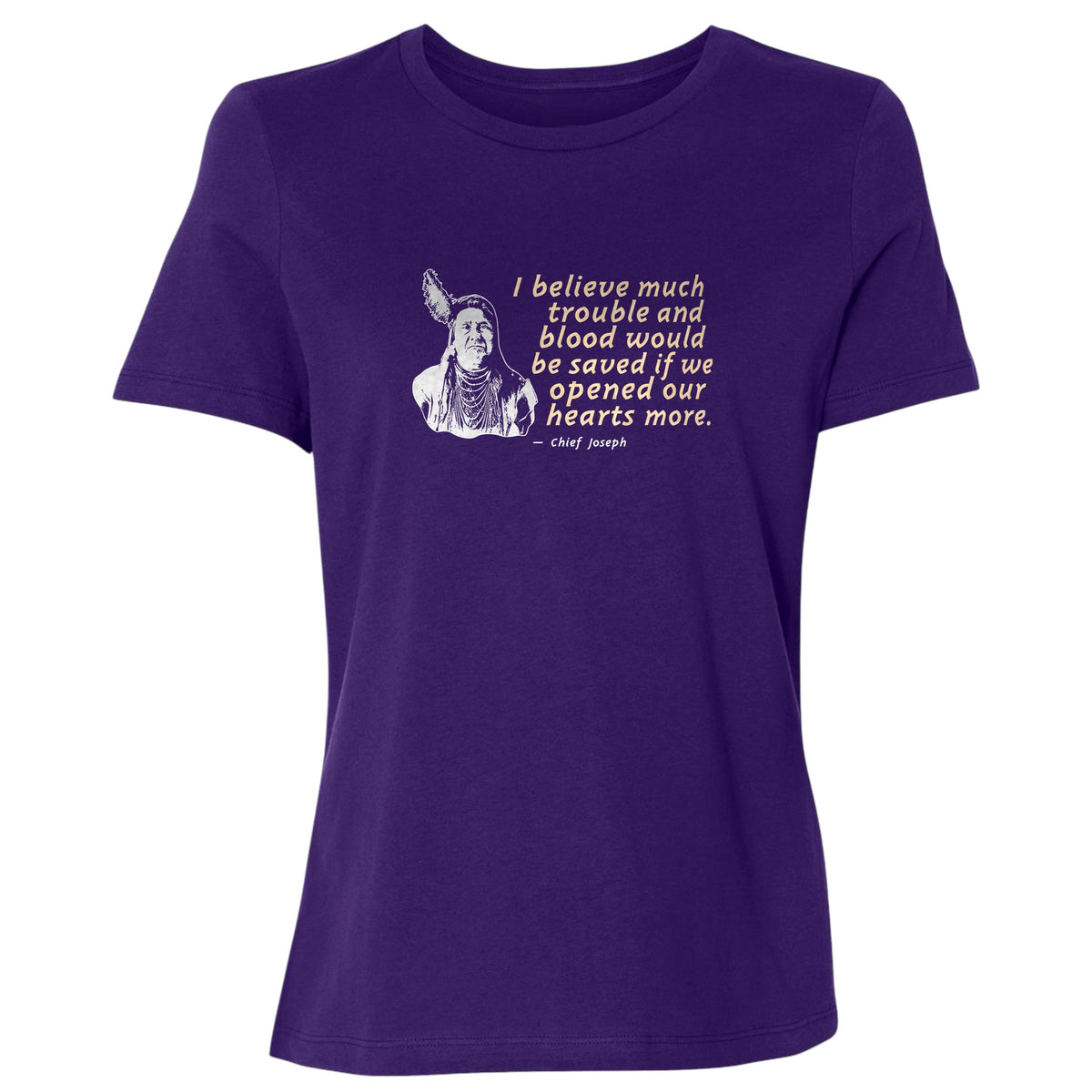 Chief Joseph Open Hearts Women's T-Shirt