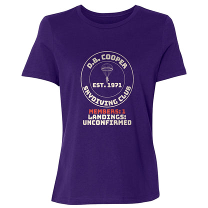 DB Cooper Skydiving Club Women's T-Shirt