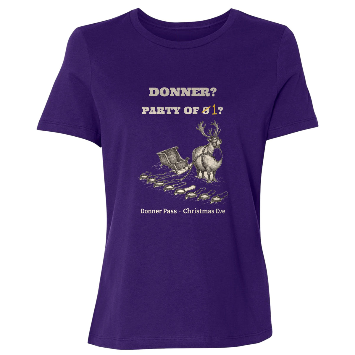 Donner Reindeer Party Of One Women's T-Shirt
