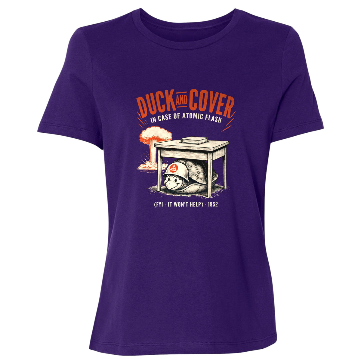 Duck And Cover Women's T-Shirt