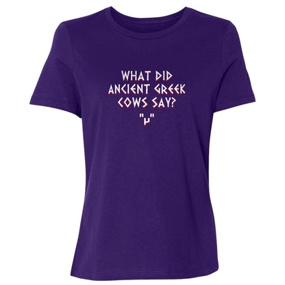 Greek Cows Women's T-Shirt