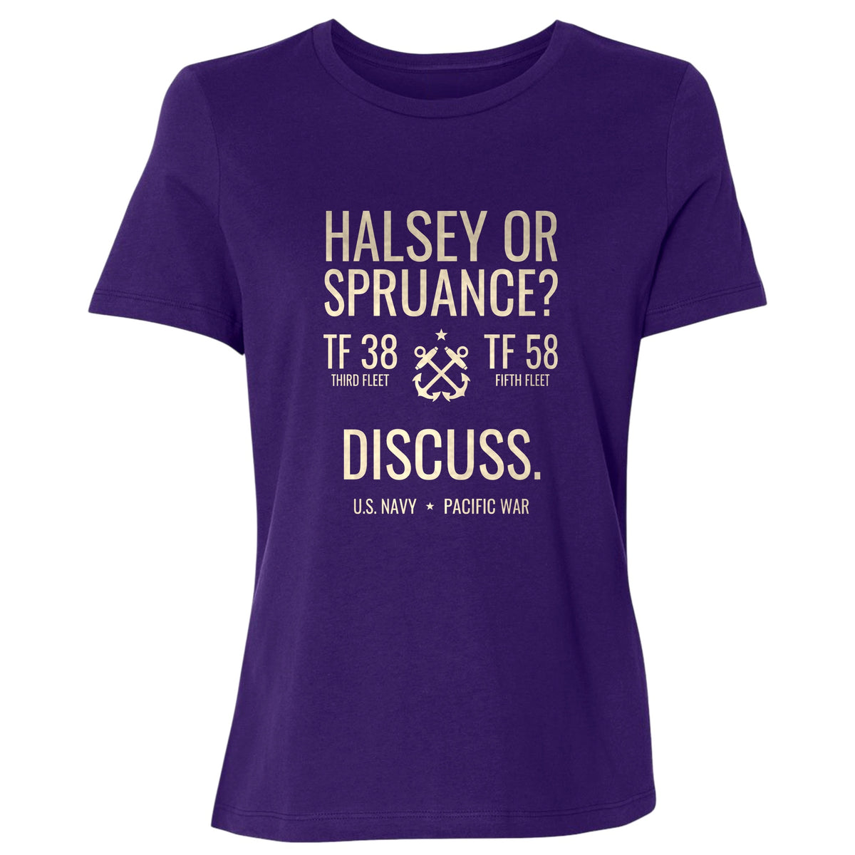 Halsey or Spruance Discuss Women's T-Shirt