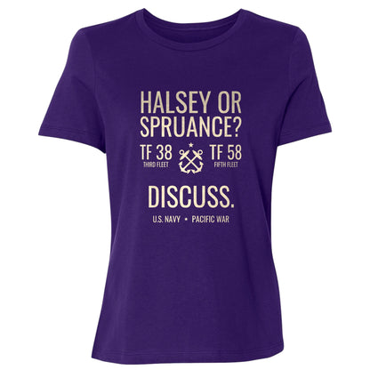 Halsey or Spruance Discuss Women's T-Shirt