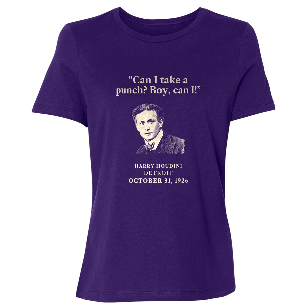 Houdini Can I Take A Punch Women's T-Shirt