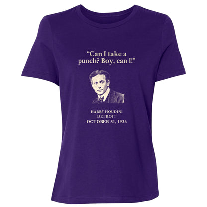 Houdini Can I Take A Punch Women's T-Shirt