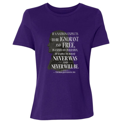 Ignorant and Free Women's T-Shirt